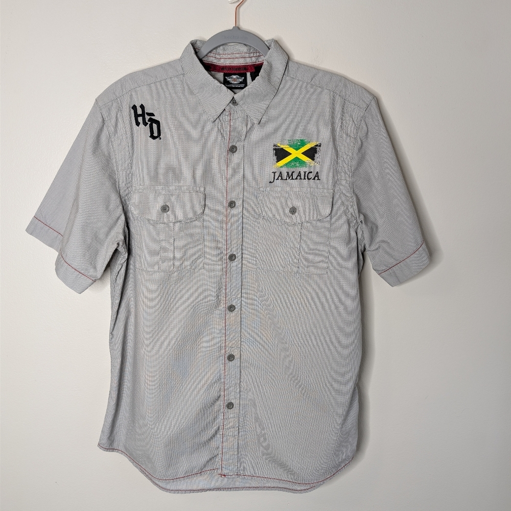 Harley-Davidson Jamaica Button Up Shirt